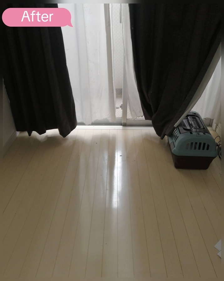足立区綾瀬の引っ越しに伴った不用品回収アフター (ベッド・布団・衣装ケース・猫のケージ・冷蔵庫・電子レンジ)