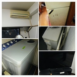 冷蔵庫・エアコン・洗濯機・テレビは、家電リサイクル法の対象品目ですので、適切な方法で処分しなければいけません。
