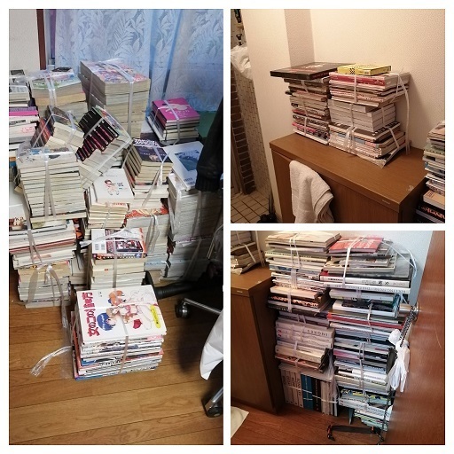 墨田区のお客さまからの依頼で、クローゼットの片付けから出た不用品を回収した時の様子。
